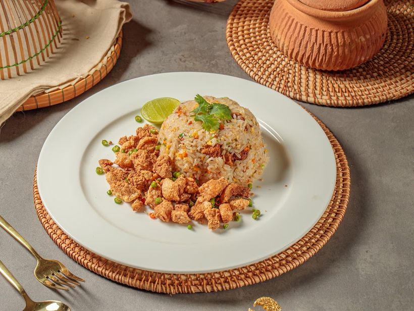 ข้าวผัดกากหมู